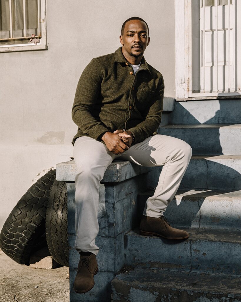 NEW ORLEANS, LA - Feb. 19, 2021 - Actor Anthony Mackie photographed in the Tremé District of New Orleans.