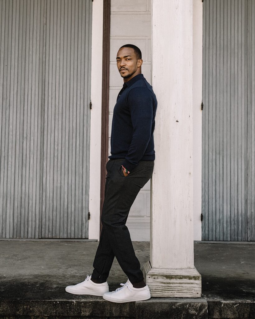 NEW ORLEANS, LA - Feb. 19, 2021 - Actor Anthony Mackie photographed in the Tremé District of New Orleans.