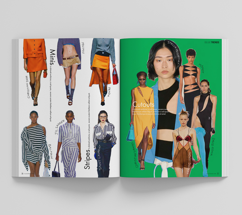 Blank white portrait soft cover book with glossy paper on white background. Open and closed, isolated with clipping path around each book. 3d illustration