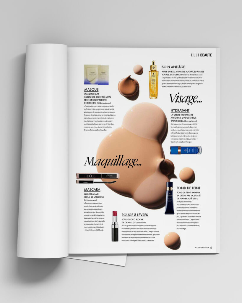 Blank white magazine pages with glossy paper isolated on white background include clipping path around magazine. 3d illustration