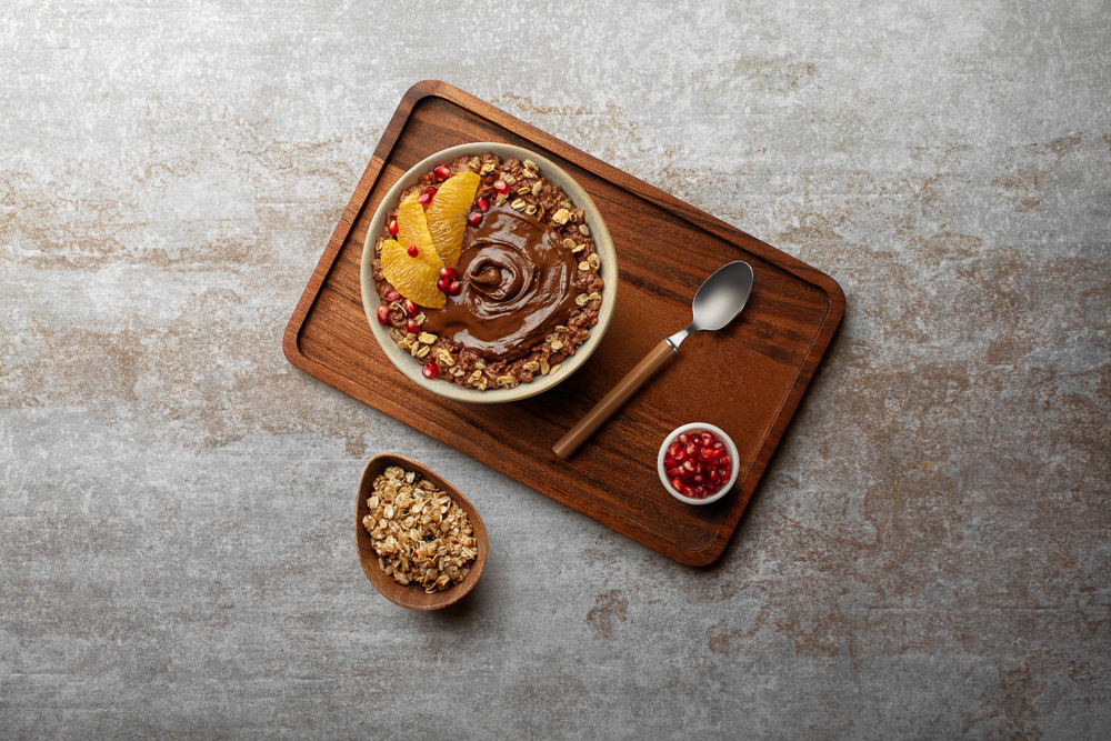 Goody orange chocolate oats with peanut butter recipe_