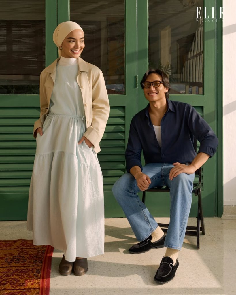 Dalam persalinan linen daripada @uniqlomyofficial, ELLE mempersembahkan ‘The Raya Edit’ menampil-5
