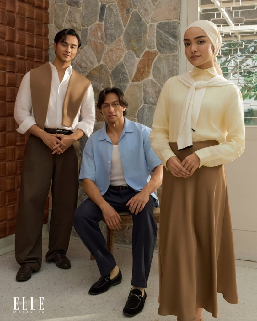 Dalam persalinan linen daripada @uniqlomyofficial, ELLE mempersembahkan ‘The Raya Edit’ menampil-6